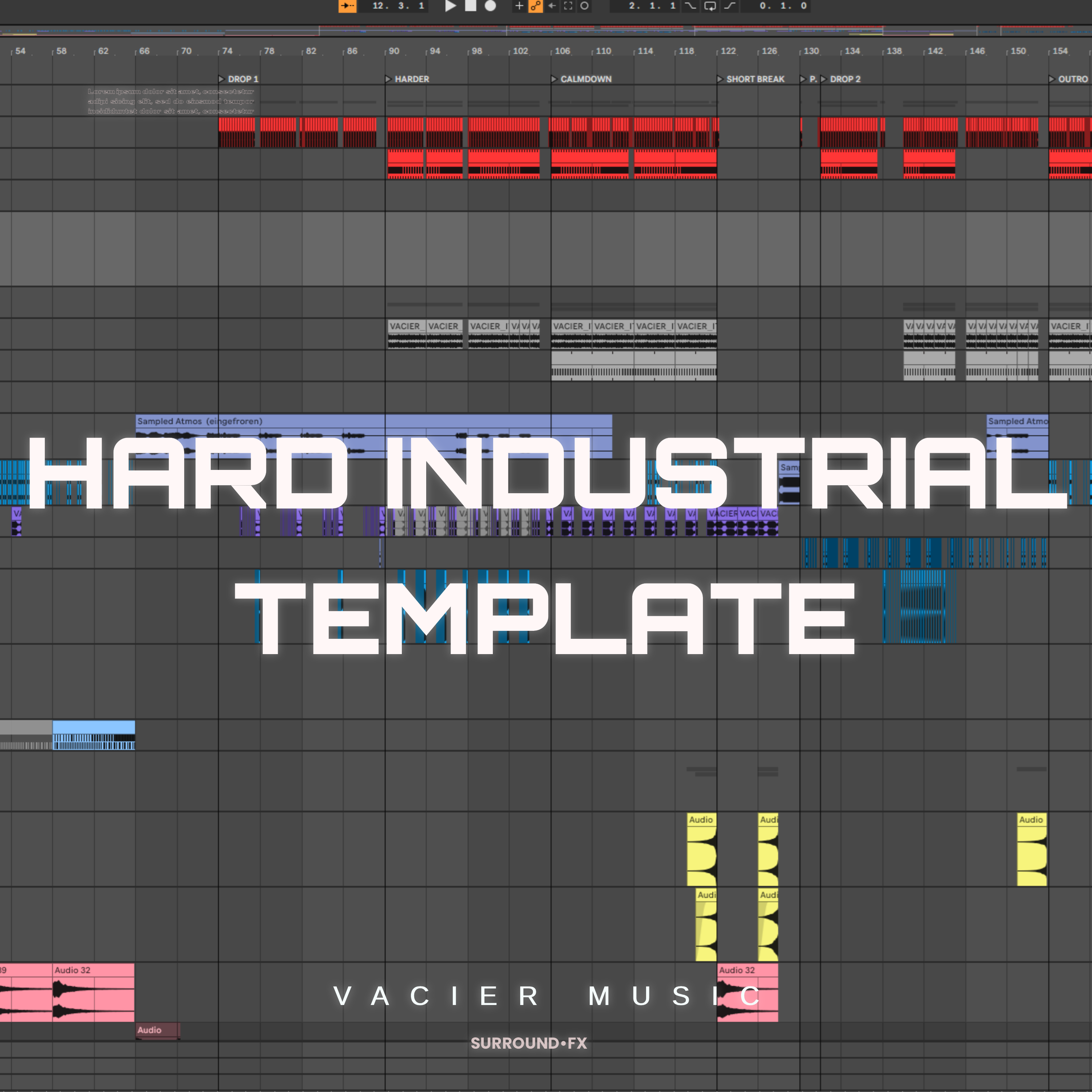 Hard Industrial Techno Template
